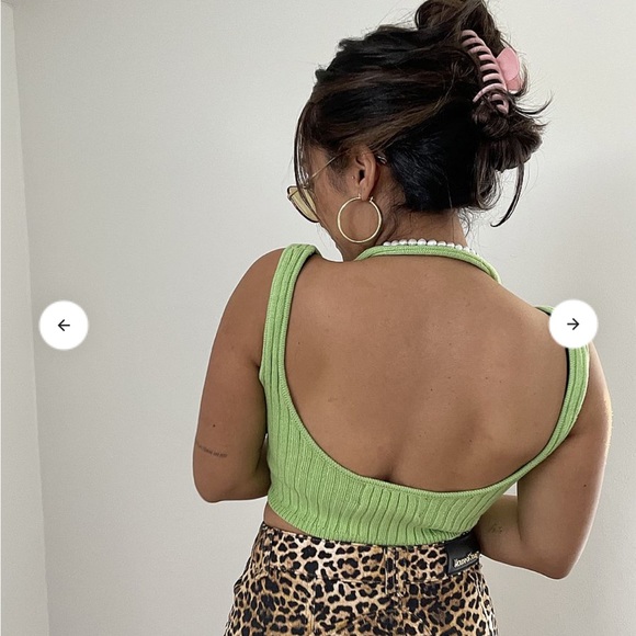 House of sunny green sweater tank Kelly sport - Picture 3 of 6